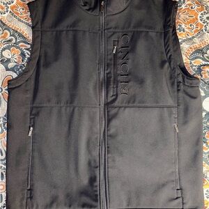 Pre-owned mens CINCH concealed black bonded vest color,like new SIZE LARGE